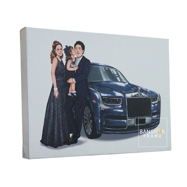 กรอบรูป-ขึงโครง-งานพิมพ์-แคนวาส